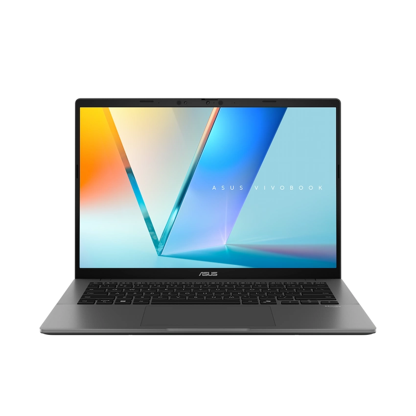 Laptop ASUS Vivobook S14 S3407QA-SF043W (Snapdragon X1-26-100, 16GB DDR5X, 512GB SSD, 14.0 inch FHD 60Hz, WF6E, BT5.3, Win 11SL, XÁM)