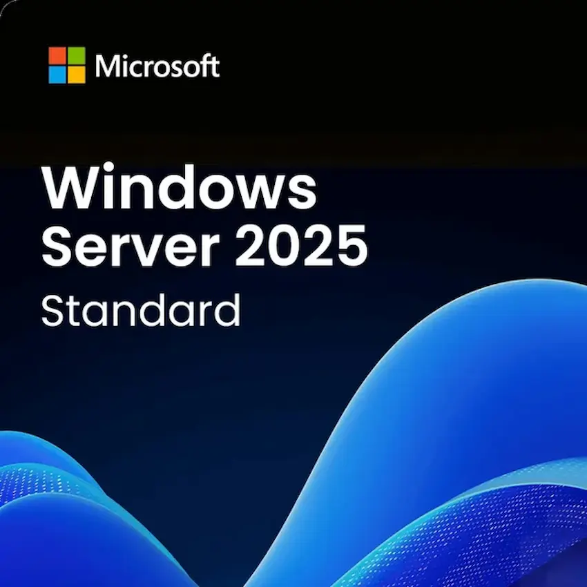 Windows Svr Std 2025 64Bit English 1pk DTHKG OEI DVD 16 Core (EP2-25187)