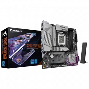 Mainboard Gigabyte B760M AORUS Elite WiFi6E DDR4 GEN5 (LGA1700, m-ATX, WiFi 6E, Bluetooth 5.3)